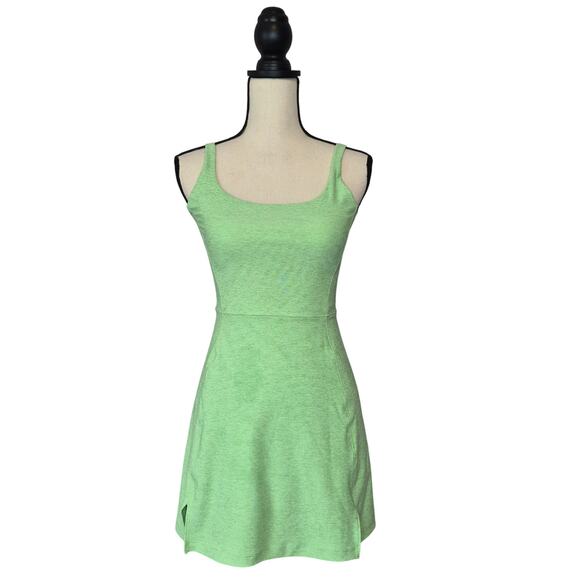 Outdoor Voices Dresses & Skirts - Outdoor Voices Warmup Exercise Tennis Active Dress Heather Green Space Dye Sz S